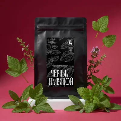 Черный Травяной 100г